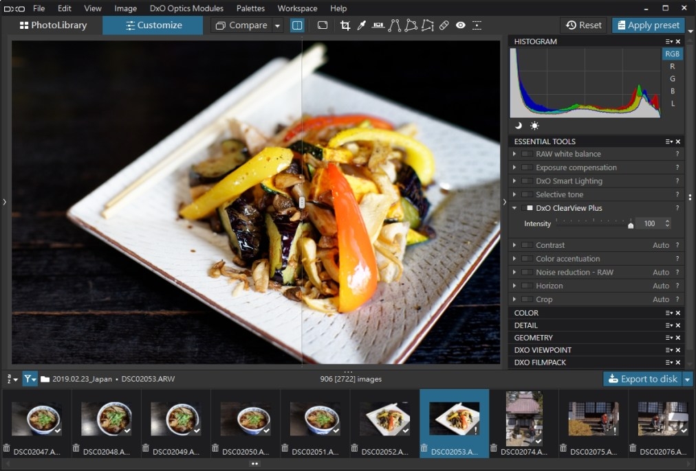 DxO PhotoLab 使用教學 (二)|基礎工具使用篇