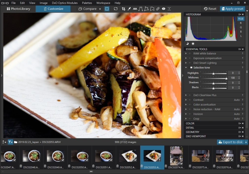 DxO PhotoLab 使用教學 (二)|基礎工具使用篇