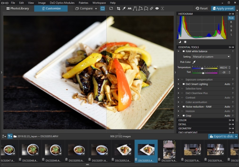 DxO PhotoLab 使用教學 (二)|基礎工具使用篇