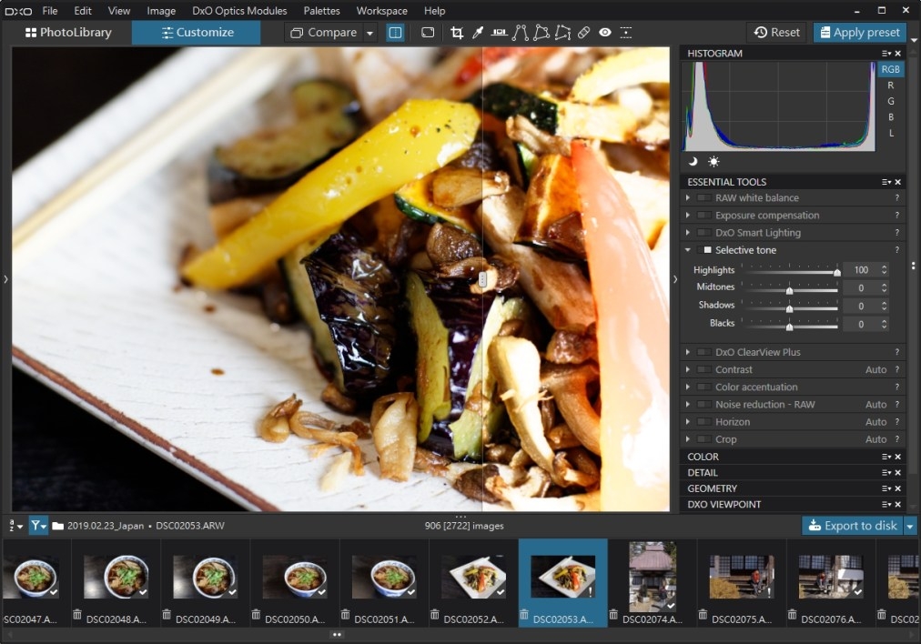 DxO PhotoLab 使用教學 (二)|基礎工具使用篇