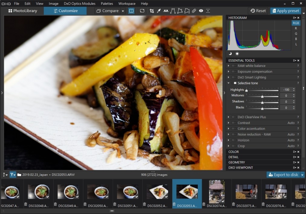 DxO PhotoLab 使用教學 (二)|基礎工具使用篇