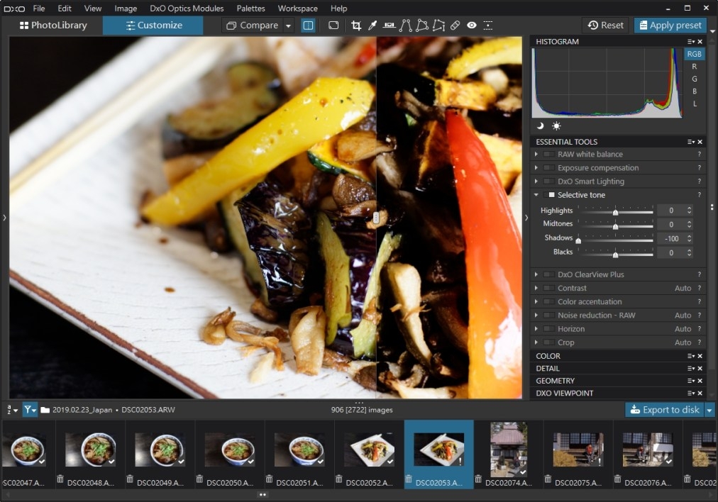 DxO PhotoLab 使用教學 (二)|基礎工具使用篇
